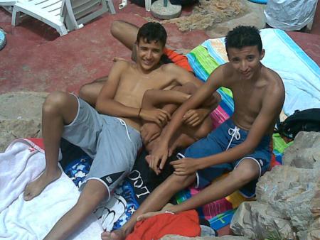 me  and  charaf  and  imad